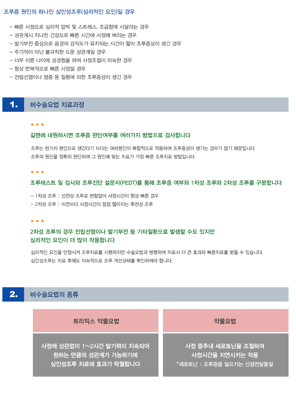 비수술요법